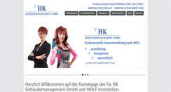 Desktop Screenshot of bk-gmbh.eu