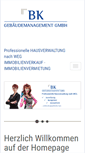 Mobile Screenshot of bk-gmbh.eu